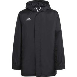 Снимка на adidas ENTRADA 22 STADIUM JACKET Юношески футболен суитшърт, черно, размер
