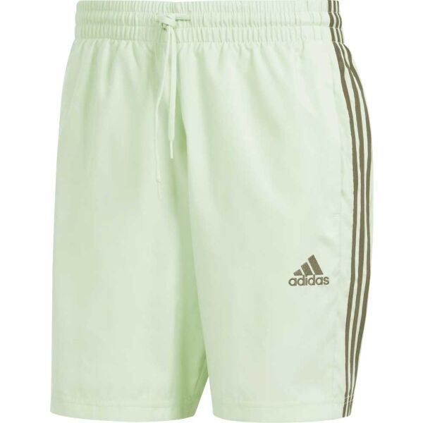 Снимка на adidas ESSENTIALS CHELSEA 3-STRIPES Мъжки къси панталони, светло-зелено, размер XXL