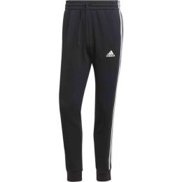 Снимка на adidas ESSENTIALS FLEECE 3-STRIPES TAPERED CUFF Мъжки спортни панталони, черно, размер XXL
