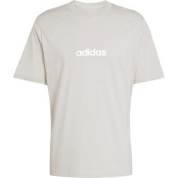 Снимка на adidas ESSENTIALS LINEAR SINGLE JERSEY Мъжка тениска, бежово, размер