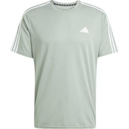 Снимка на adidas ESSENTIALS SINGLE JERSEY 3-STRIPES Мъжка тениска, светло-зелено, размер