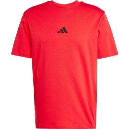 Снимка на adidas ESSENTIALS SMALL LOGO Мъжка тениска, червено, размер XXL