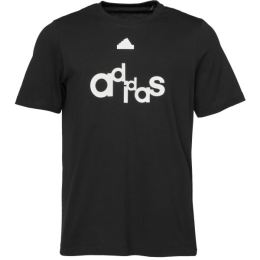 Снимка на adidas GRAPHIC PRINT FLEECE TEE Мъжка тениска, черно, размер