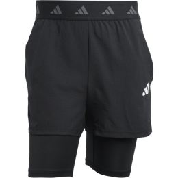 Снимка на adidas GYM+ 2IN1 SHORT Мъжки спортни панталонки, черно, размер