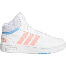 Снимка на adidas HOOPS 3.0 MID K Момчешки високи кецове, бяло, размер 40