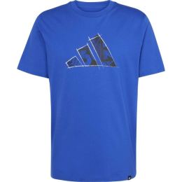 Снимка на adidas LOGO GRAPHIC TEE Мъжка тениска, синьо, размер XXL