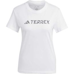 Снимка на adidas LOGO TEE W Дамска тениска, бяло, размер