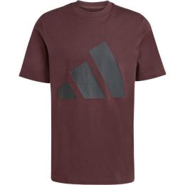 Снимка на adidas M BL SJ TEE Мъжка тениска, винен, размер XXXL