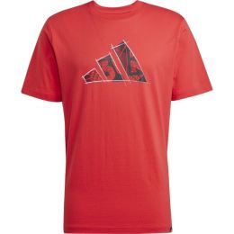Снимка на adidas M PHOTO TEE 2 Мъжка тениска, червено, размер XXXL