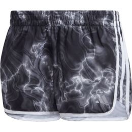 Снимка на adidas M20 AOP SHORT Дамски шорти за бягане, черно, размер XL 3"