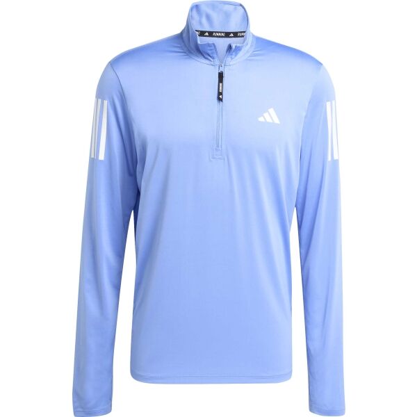 Снимка на adidas OWN THE RUN HALF-ZIP Мъжка тениска за бягане, синьо, размер XXL