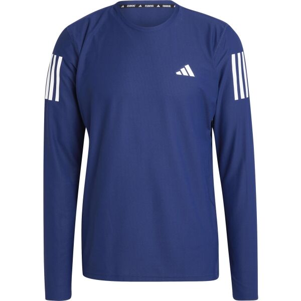 Снимка на adidas OWN THE RUN LONG SLEEVE LONG TOP Мъжка тениска за бягане, тъмносин, размер XXL