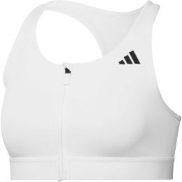 Снимка на adidas POWERREACT ZIP Дамско бюстие, бяло, размер