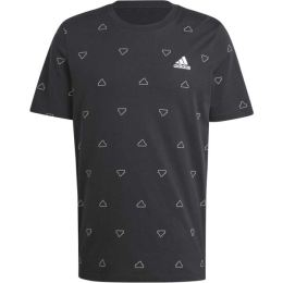 Снимка на adidas SEASONAL ESSENTIALS MONOGRAM GRAPHIC T-SHIRT Мъжка тениска, черно, размер