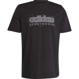 Снимка на adidas SPORTSWEAR GRAPHIC TEE Мъжка тениска, черно, размер
