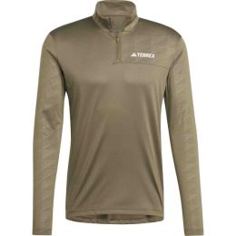 Снимка на adidas TERREY MULTI HALF-ZIP Мъжка тениска, khaki, размер