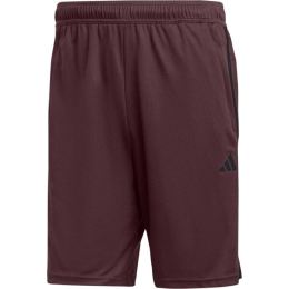 Снимка на adidas TRAIN ESSENTIALS PIQUÉ 3-STRIPES SHORTS Мъжки тренировъчни къси панталони, винен, размер