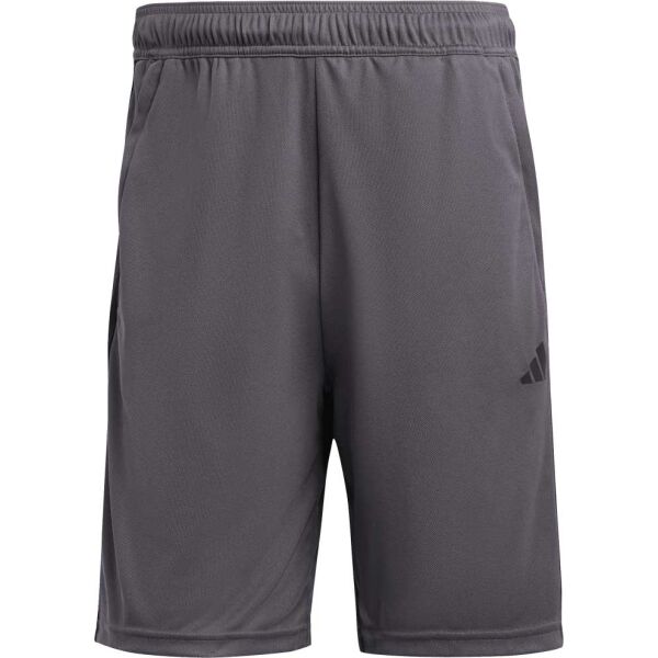 Снимка на adidas TRAIN ESSENTIALS PIQUÉ 3-STRIPES Мъжки спортни къси панталони, сиво, размер XXL