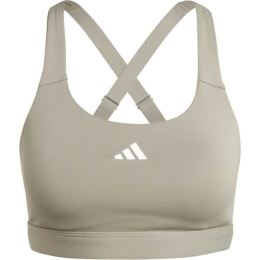 Снимка на adidas TRAINING HIGH-SUPPORT BRA Дамско спортно бюстие, сиво, размер