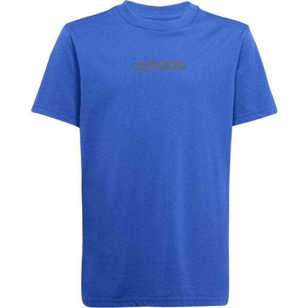 Снимка на adidas U LIN TEE Детска тениска, синьо, размер