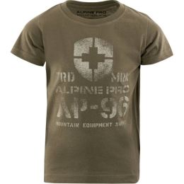 Снимка на ALPINE PRO DEXO Детска тениска, khaki, размер 104-110