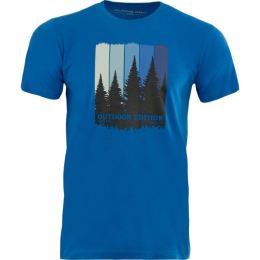Снимка на ALPINE PRO MERES Мъжка тениска, синьо, размер