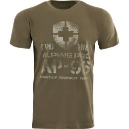 Снимка на ALPINE PRO MERES Мъжка тениска, тъмнозелено, размер