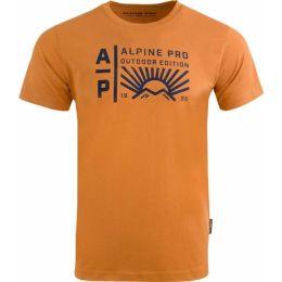 Снимка на ALPINE PRO OHER Мъжка тениска, оранжево, размер