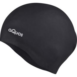Снимка на AQUOS CUSK Юношеска шапка за плуване, черно, размер