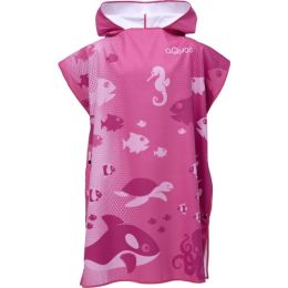 Снимка на AQUOS SEA PONCHO M Детско пончо от бързосъхнещ материал, розово, размер