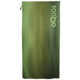 Снимка на AQUOS TECH TOWEL 75x150 Бързо изсъхваща хавлия, зелено, размер