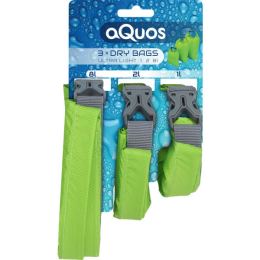Снимка на AQUOS UL DRY BAG 1 2 8L Комплект от три три водоустойчиви чанти, светло-зелено, размер