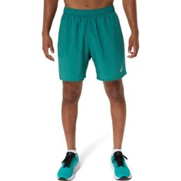 Снимка на ASICS 7IN SHORT Мъжки шорти за бягане, тъмнозелено, размер