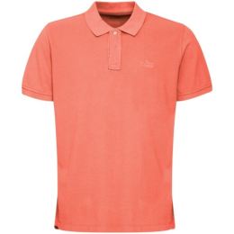 Снимка на BLEND POLO REGULAR FIT Мъжка тениска с якичка, цвят сьомга, размер