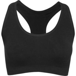 Снимка на BOODY RACERBACK SPORTS BRA Дамски спортен сутиен, черно, размер