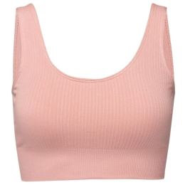 Снимка на BOODY RIBBED SEAMLESS BRA Дамски спортен сутиен, розово, размер