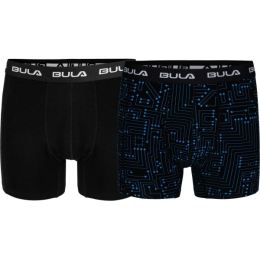 Снимка на Bula 2 PK BULA BOXER Мъжки боксерки, черно, размер