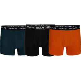 Снимка на Bula BOXERS 3ks Мъжки памучни боксерки, черно, размер