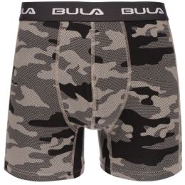 Снимка на Bula Bula PRINT BOXER Мъжки боксерки, тъмносиво, размер
