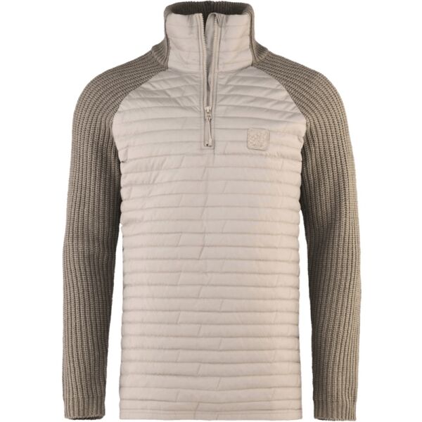 Снимка на Bula HYBRID HALFZIP Мъжки пуловер, бежово, размер