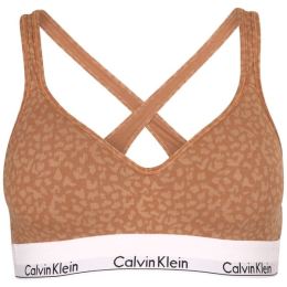 Снимка на Calvin Klein BRALETTE LIFT Дамско бюстие, кафяво, размер