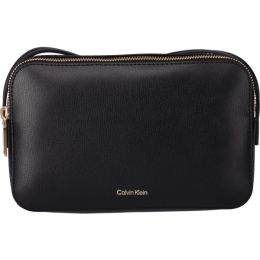 Снимка на Calvin Klein FOIL LOGO ELONGATED CAMERA BAG Дамска чанта, черно, размер