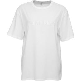 Снимка на Calvin Klein S/S CREW NECK Дамска тениска за спане, бяло, размер