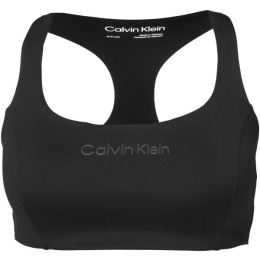 Снимка на Calvin Klein WO - SPORTS BRA MEDIUM SUPPORT Дамско спортно бюстие, черно, размер
