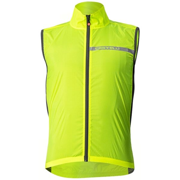 Снимка на Castelli SQUADRA VEST Мъжки елек за велосипед, светлоотразителен неон, размер XXXL