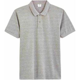 Снимка на CELIO TEONE Мъжка тениска с яка, сиво, размер