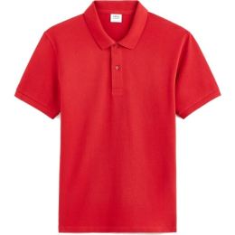 Снимка на CELIO TEONE Мъжка тениска с якичка, червено, размер