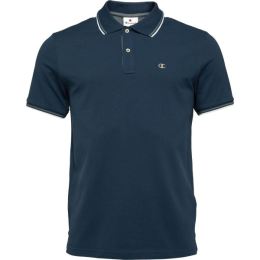 Снимка на Champion LEGACY Мъжка тениска с яка, тъмносин, размер