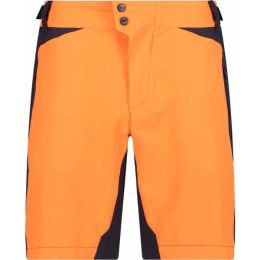 Снимка на CMP FREE BIKE BERMUDA WITH INNER MESH UNDERWEAR Мъжки къси панталони за колоездене, оранжево, размер