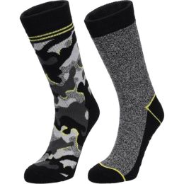 Снимка на Columbia 2PP CAMOUFLAGE THERMAL CREW Мъжки чорапи, черно, размер